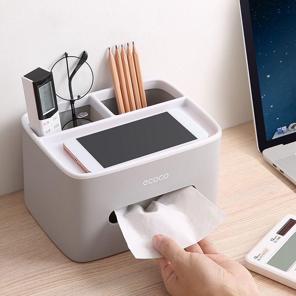 Non Slip Tissue Paper Holder Box Nordic Style Double Layer Tissue Box  Home Living Room