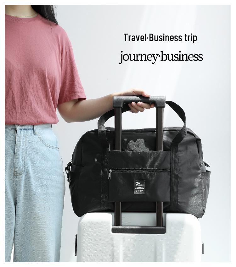 Waterproof Large Capacity Travel Clothes Bag, Portable & Suitcase-Attachable