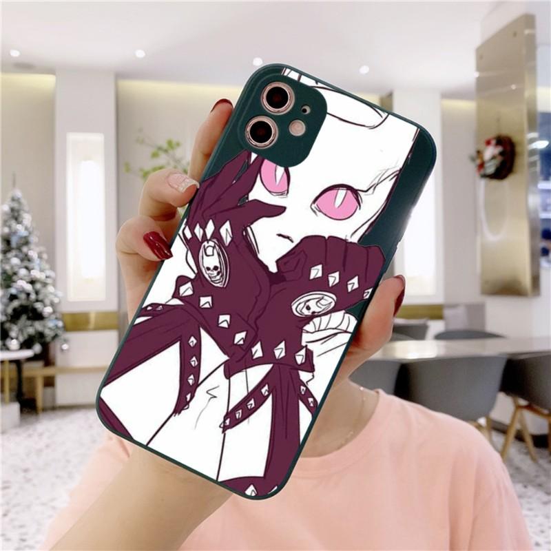 Cortoon JOJO'S BIZARRE pouzdro na telefon pro iPhone 14 11 12 13 Pro Max X XR XSMax 6 6S 7 8 Plus SE 2022 Měkký čtvercový barevný kryt telefonu
