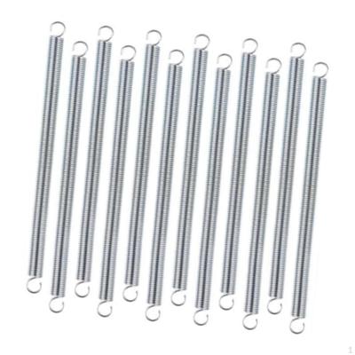 12x Extension Spring 0.047 Inch Steel Multipurpose 3/8 Inchx6-1/2 for Machinery