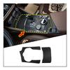 Per Alfa Romeo Stelvio2017-2019 Cornice Leva Cambio Pannello Portabicchieri Copertura Decorativa Fibra di Carbonio Reale Trim Console Centrale Interna