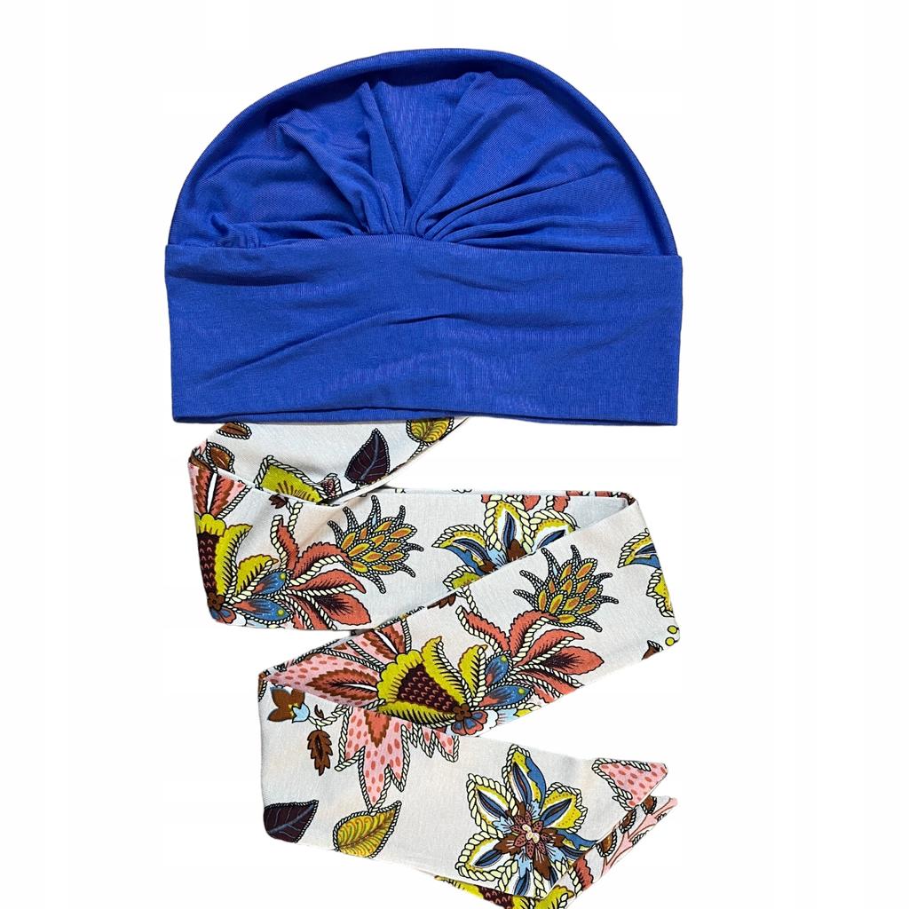 Turban Damski Wiosenny Lena 10-355 Chusta Miękka Także Po Chemioterapii