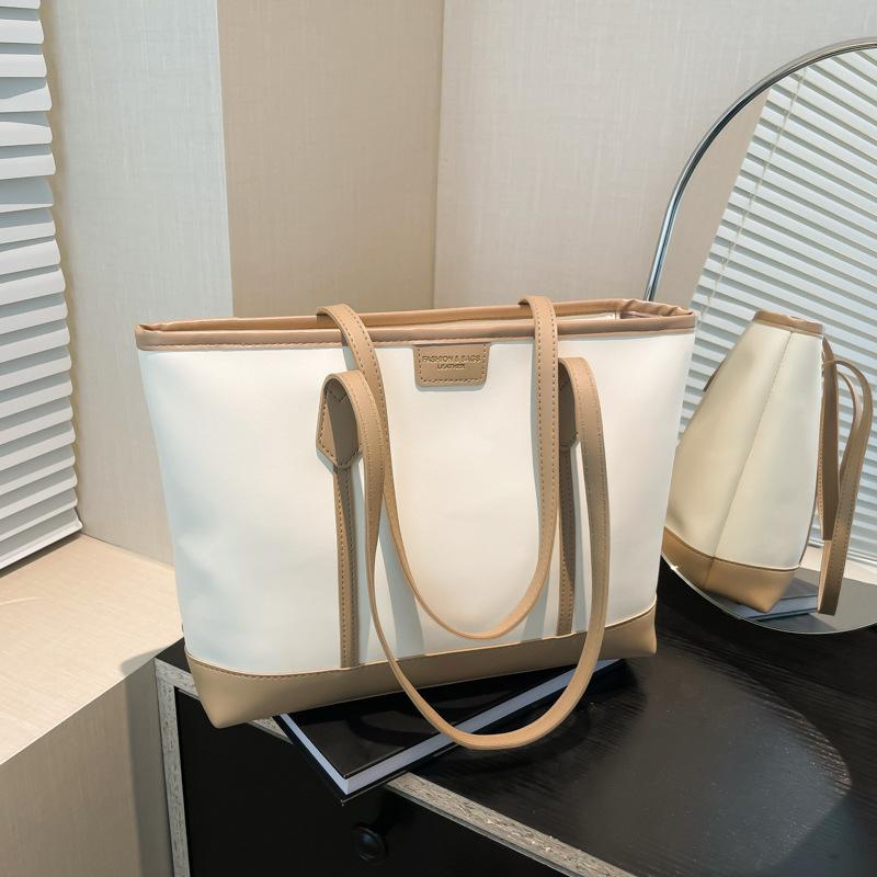 Textured Commuter Large-capacity Bag 2025 New Women's Bag Casual Foreign Style Niche Shoulder Bag Popular Tote Bag