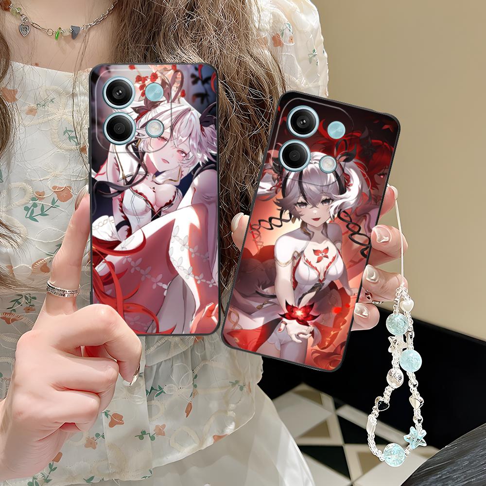 Wuthering Waves Camellya Phone Case for POCO M7 M6 M5 M4 M3 X7 X6 X5 X4 X3 Pro GT 5G Colorful Printing Cover Luxury Cellphones