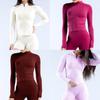 Seamless Long Sleeve Yoga Jacket With Zipper For Women Fitness And Running Activities