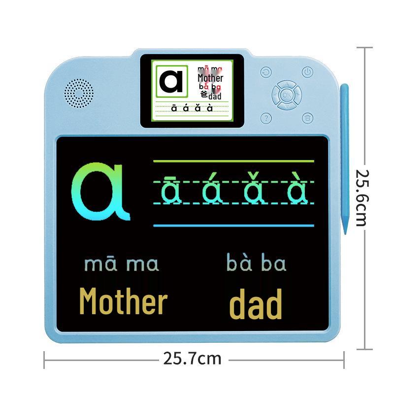 Smart Kids' LCD Writing Tablet: Pinyin & English Literacy Drawing Board for Early Learning