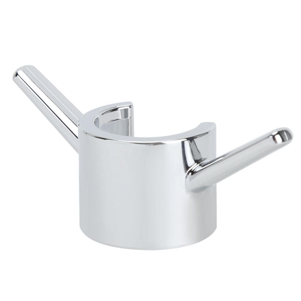 3Pcs ABS Shower Rod Hook Silver Shower Rod Clamp Hook Bathroom Hook Bathroom Kitchen Shower