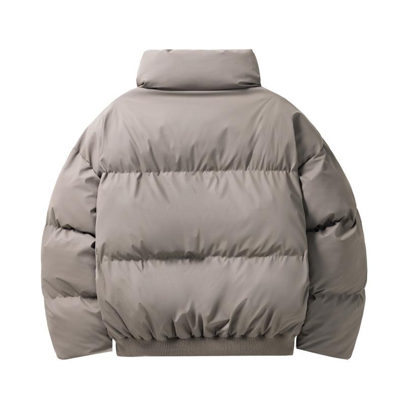 Korean Version Parkas Oversized Loose and Fashionable Men's Parkas Winter Warm Windproof Trendy Solid Color Versatile Parkas