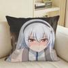Annerose Krasia Anime Hojo Mahou Square Sofa Pillow Cover Solid Color Living Room Home Decor Cushion Case