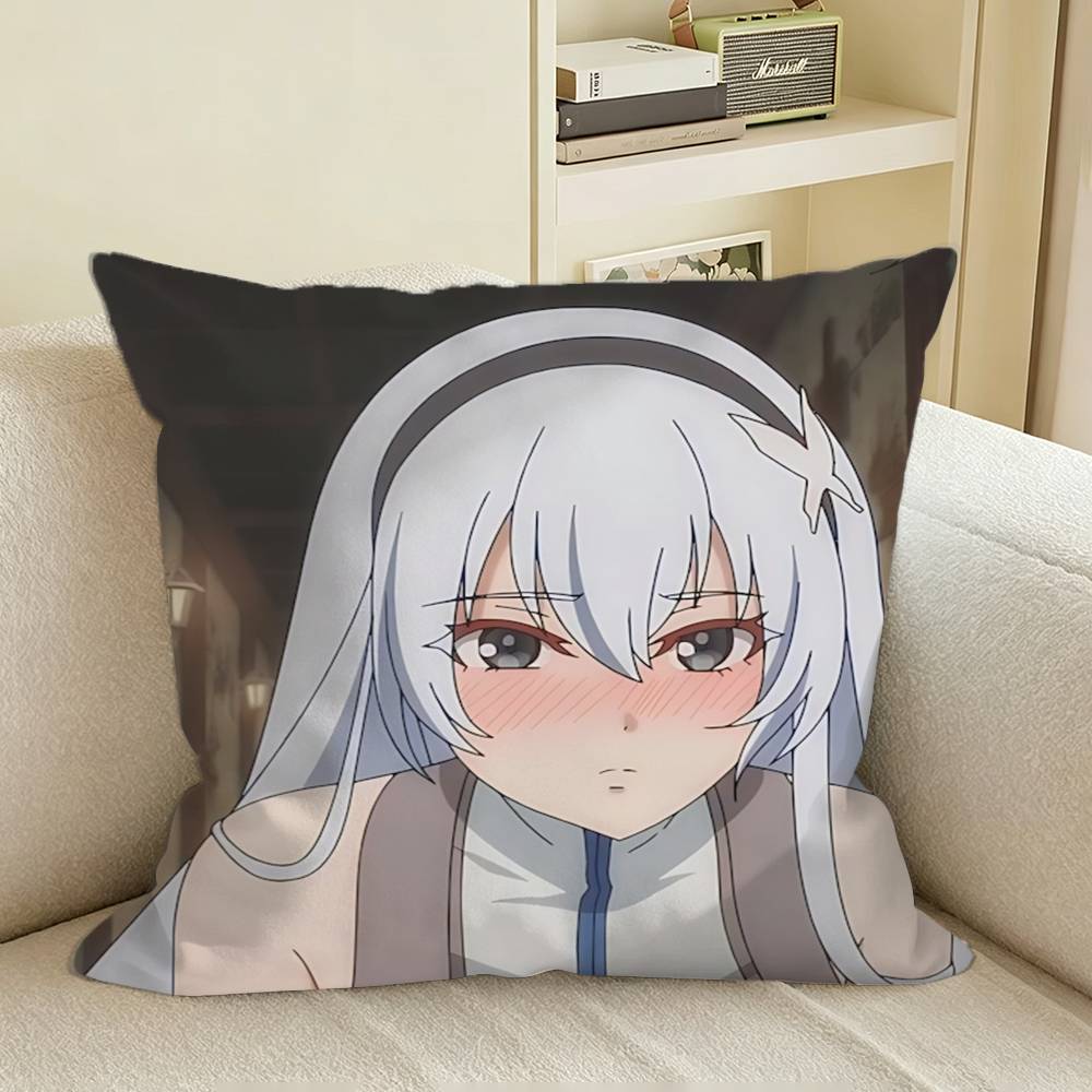 Annerose Krasia Anime Hojo Mahou Square Sofa Pillow Cover Solid Color Living Room Home Decor Cushion Case