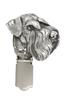 Schnauzer I – Brooch with a clip, holder for a start number – Design 01 | Art-Dog