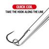 1pc Stainless Steel Fish Hook Remover Fish Hook Extractor Detacher Rapid Decoupling Device Fishing Tools Gardening Accessories