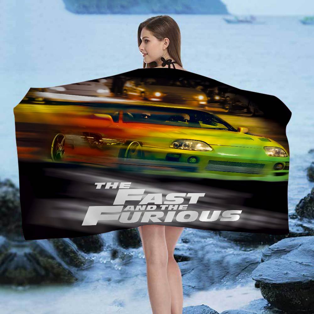 F-Fast And F-Furious Big Microfiber Beach Towels Quick Dry Towel Sand Beach Towels Pool Towel for Travel Swim Pool Yoga