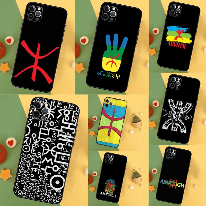 Amazigh Symbol Berber Academy Case For iPhone 17 Pro Max 16 15 14 11 12 13 Mini Plus 16e 17 Air Bumper Cover Accessories