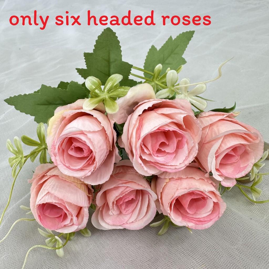 Silk Rose Artificial Flower For Wedding And Hotel Decor With Realistic Design For Photography And Home Styling