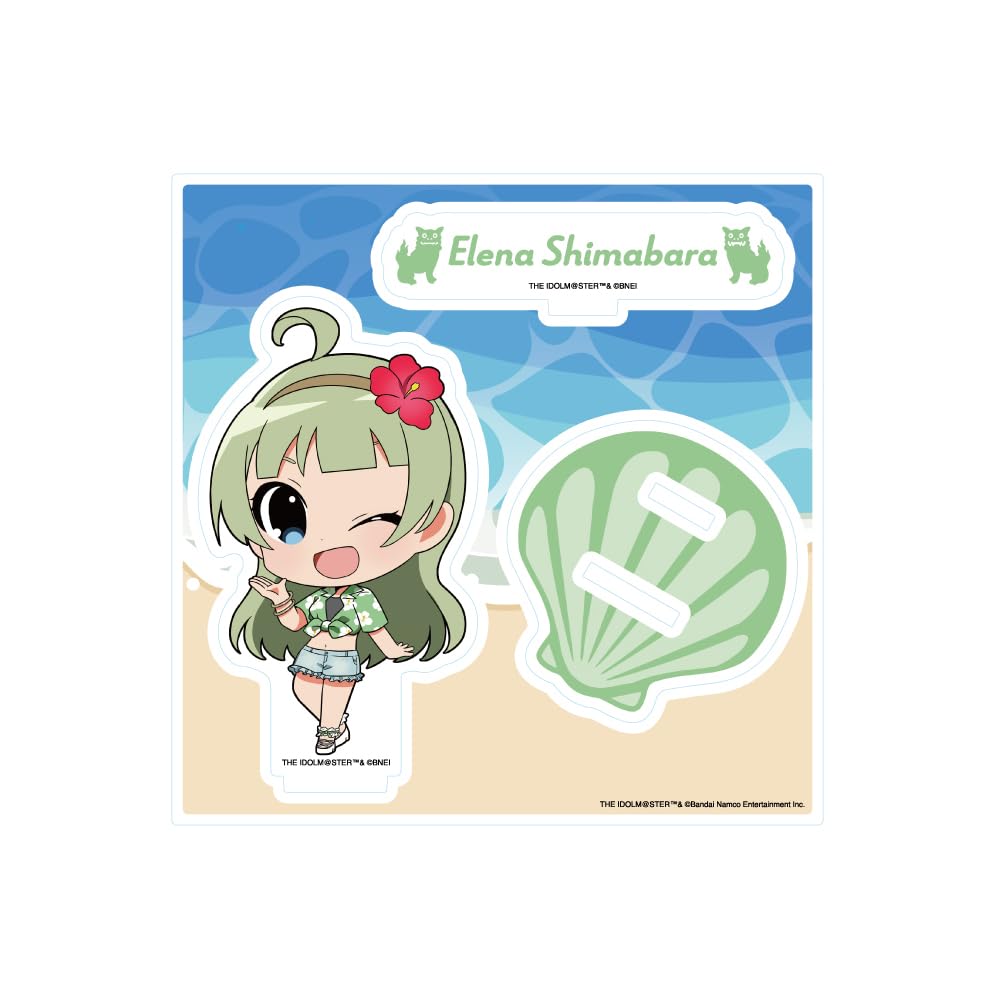 

THE iDOLMSTER MILLION LIVE 20 Shimabara Elena Hello ver. [Mini Character Illustration] Acrylic Stand Plate