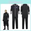 Hochwertiges Polyester Monster Nr.. 8 Cosplay Kostüm Schwarze Anime Team Uniform Für Männer Und Frauen