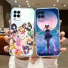 UP44 S-Sailors M-Moon Transparent Phone Case for Motorola Moto G7 G8 G9 G84 G85 G73 G24 G15 Z2 Play Power Plus