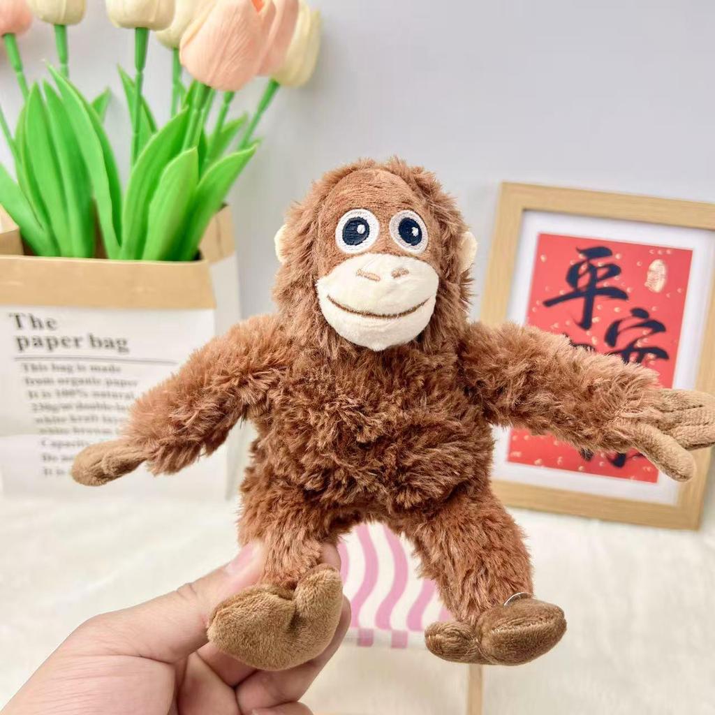 Cute Cartoon Orangutan Plush Keychain