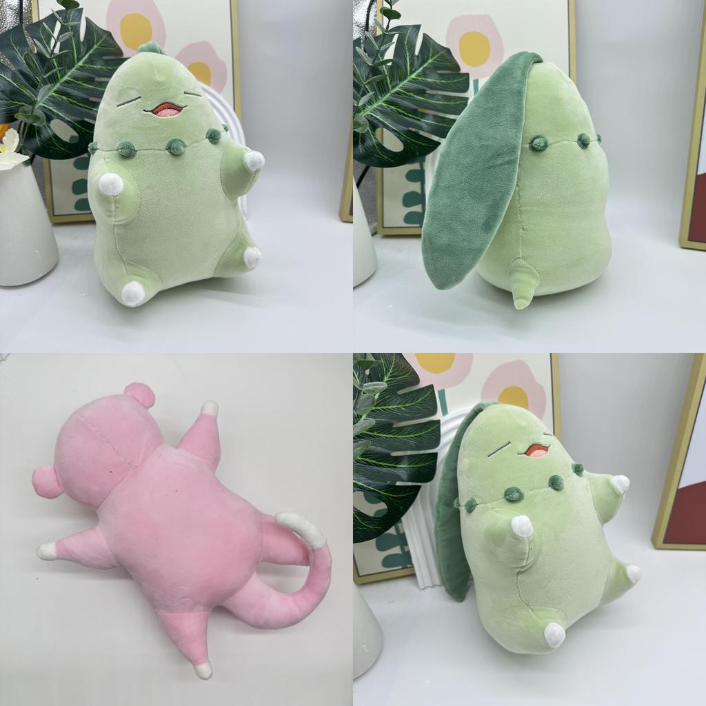 Pokemon Slowpoke Cubone Chikorita Sleep Series Plush Toys With Pp Cotton Fill For Kids And Bedroom Decor