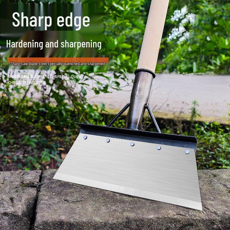 Manganese Steel Multi-Purpose Shovel: Ideal for Manure, Ice, and Snow Removal in Agriculture and Breeding.