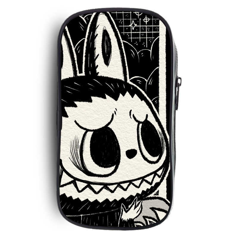 2025 Labubu Primary And Secondary School Students Cartoon Diy Printing Fashion Storage Pencil Bag