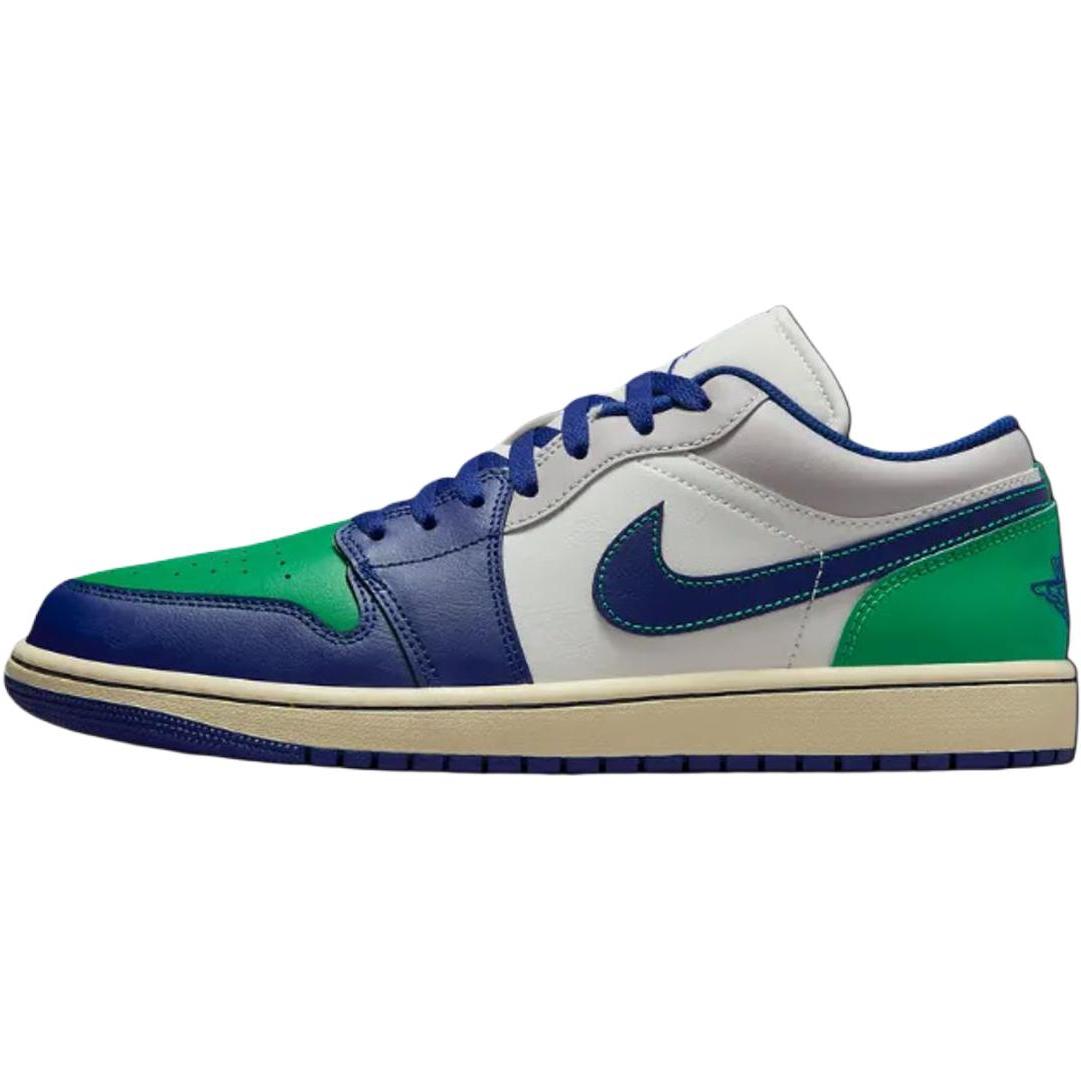 

Кросівки Air Jordan 1 Low GS Rare Air для дітей Сині Sail Stadium-Green 553560-147 38.5