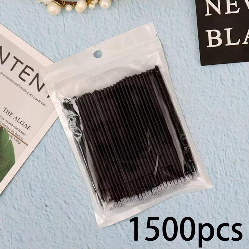 500 pcs-1500pcs Disposable Micro Eyelash Brush Heads Expanded Personal Eyelash Brush Heads Multi-purpose Micro Brush Heads QIWU