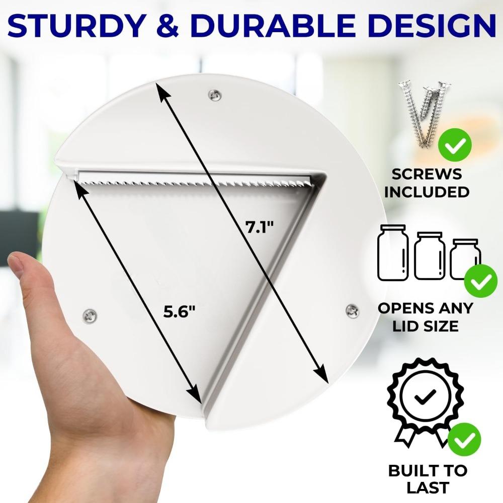 Can Opener Multifunction Under Cabinet Jar Openers for Weak Hand Easy Effortless Grip Fast Lid Remover Kitchen Accessories