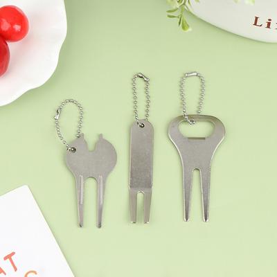 Golf Orion Fascus, Zinc Alloy Golf Fixing Fork With A String Of Pearloling Fork