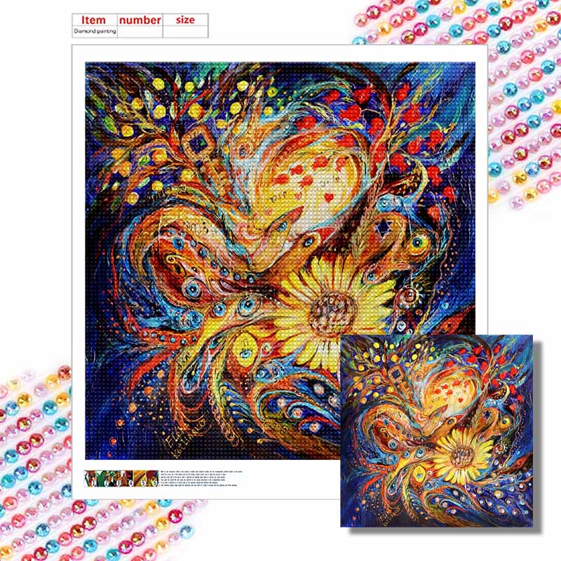 New Arrival 5D DIY Full Circle Diamond Painting "Art Painting" Embroidery Cross Stitch Home Decor Gift