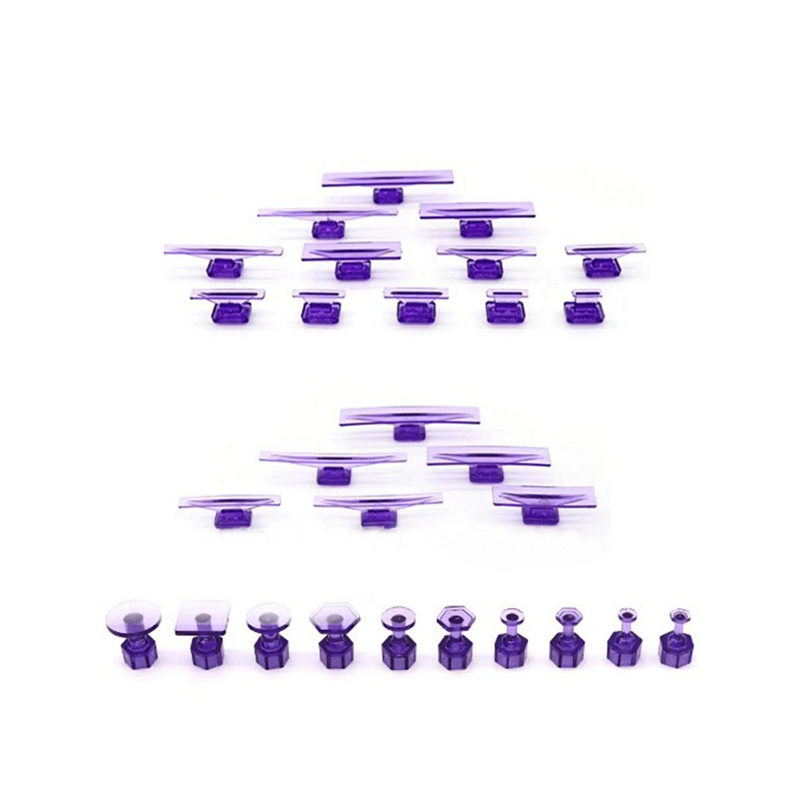 

Новый набор из 28 клеевых пистонов Инструменты для удаления вмятин Инструмент для удаления вмятин Клеевые пистоны для кузова автомобиля Инструменты для автообслуживания для кузова автомобиля фиолетовый