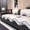 Special-Shaped Sofa Cushion  New Four-Season Universal Fixed Non-Slip Straight-Row Sofa Seat Cushion Light Luxury High-End Cover