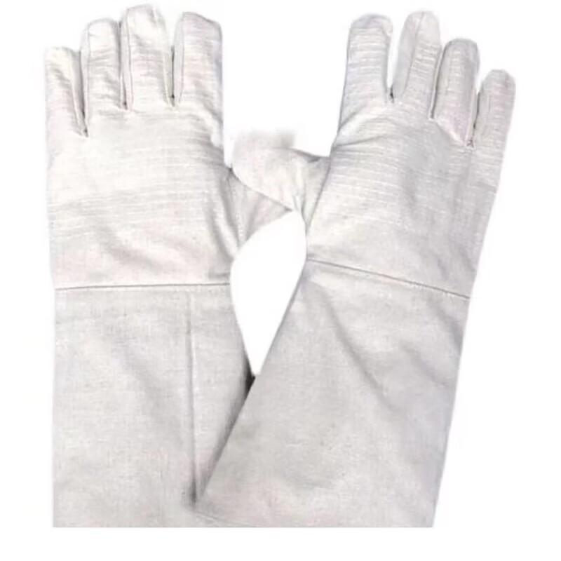 WEZHO Extra Long Double-Layer Canvas Work Gloves