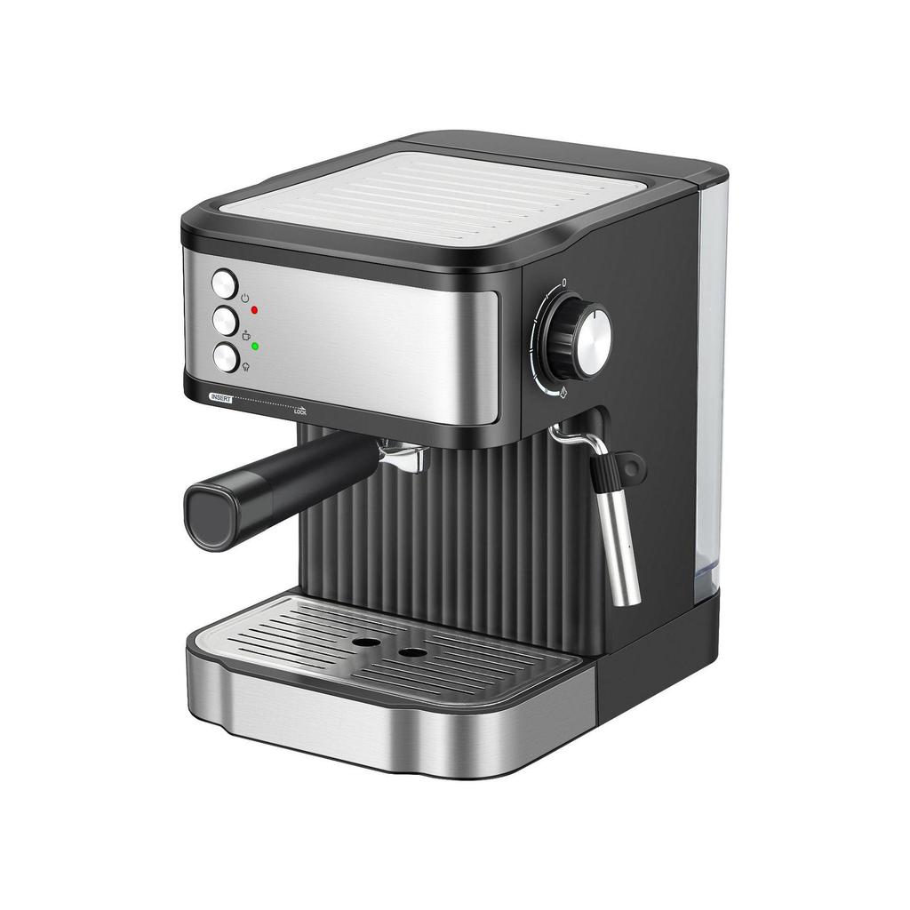 Italian Semi-Automatic Espresso Machine - 20 Bar Pressure with Milk Frother, Compact for Household Use