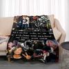 Pierce The Veil Band Printed Flannel Blanket Soft Kid Warm Plush Throw Blanket for Bed Bedroom Sofa Bed Picnic Blanket Fan Gift