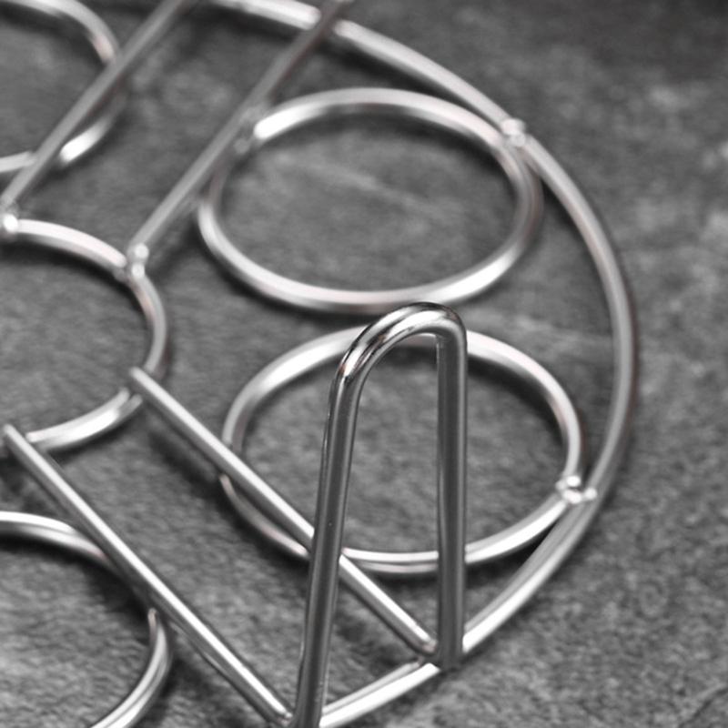 Convenient Cooking Rack Space Saving Steamers Rack for Pressure Cooker Steel Steaming Tray Practical Kitchen Tool