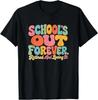 School's Out Forever Retired Retro Vintage Retirement T-Shirt