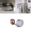 5m×5cm Exhaust Pipe Manifolds Titanium Heat Thermal Wrap Insulation Tape Silver