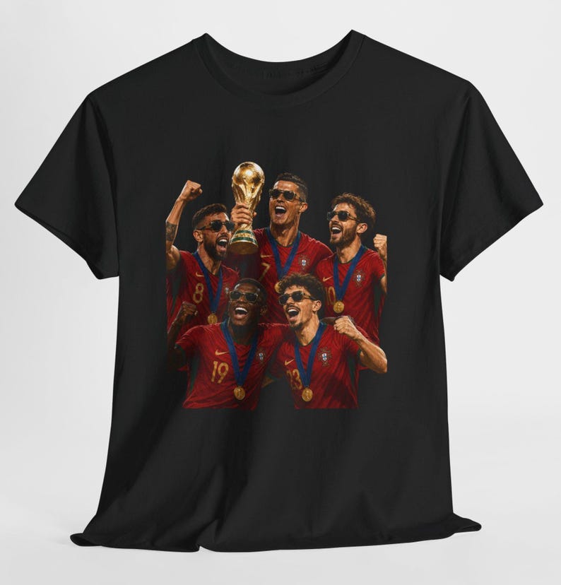 Portugal Winning The World Cup 2026 T-shirt, Ronaldo World Cup Tee, Ronaldo Portugal World Cup T-shirt M
