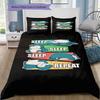 3Pcs Snorlax Bedding Set Kawaii Pokemon Printed Duvet Cover Soft Comfortable Bedroom Decoration
