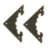 Carved Jewelry Box Wooden  Box Protect Cover Corner Foot Corner Brackets Corner Protector