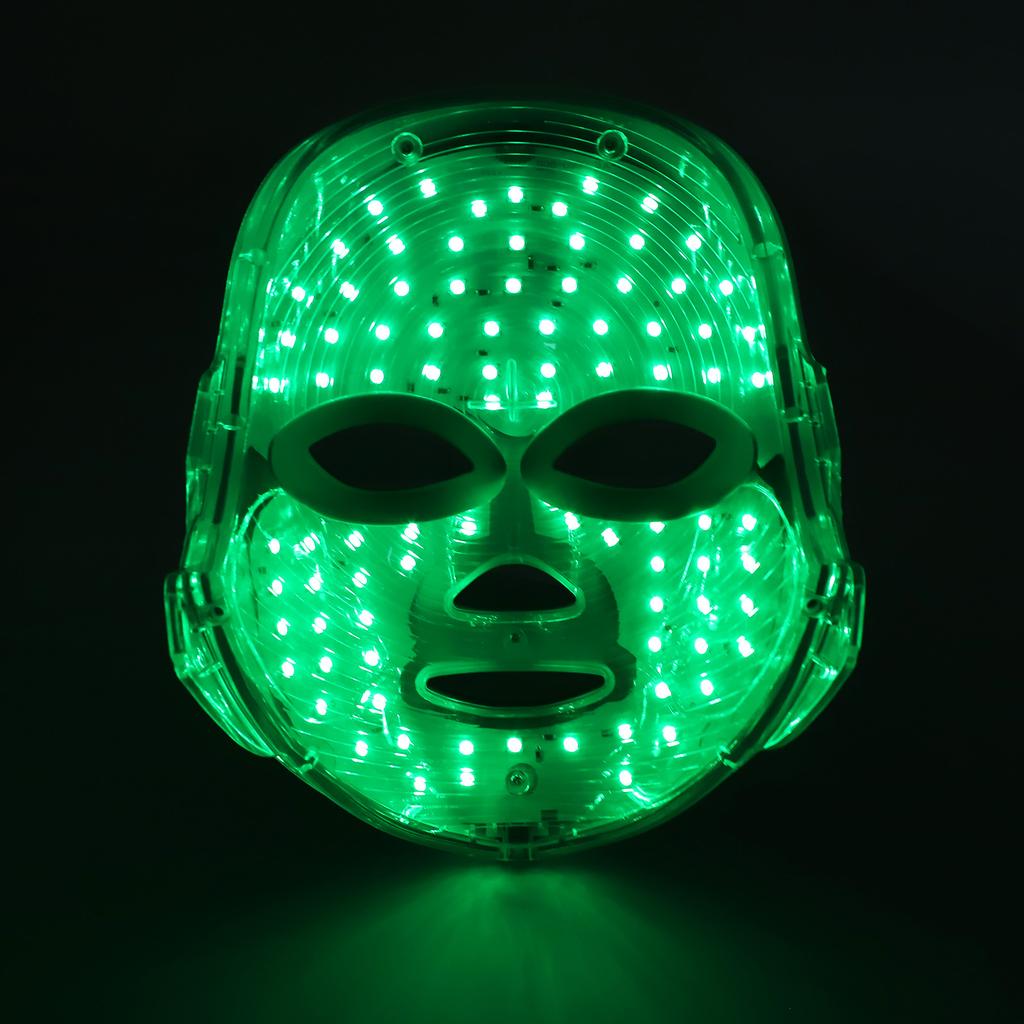 LED Facial Care Light Cover 7 Colors Lighting 90 Light Chips Skin Photon Face Rejuvenation Machine Golden