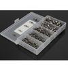 251pcs Connector Bearing Solid Connectors with Fishing Snap High Strength Ball Clips Rotating Swivel Locks Set