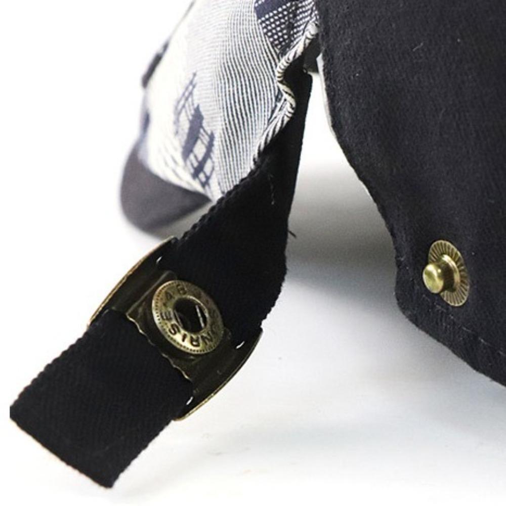 Cotton Irregular Plaid Beret Headwear Casquette Ivy Cap Luxury Painter Caps  Sunscrean