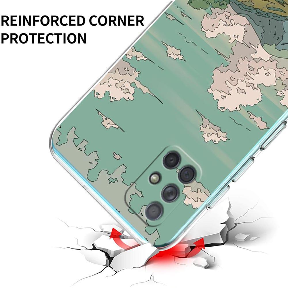 INS Japan Sunset Scenery Phone Case For Samsung A51 A71 A21S A12 A11 A31 A41 A01 A03S A22 A13 A33 A73 A53 A52 A32 5G A23 Cover