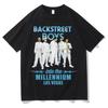 Backstreet Boys T-Shirts Oversized Y2K Casual Cotton Clothing Into The MILLENNIUM Vintage Women Men Streetwear Female Male Tees