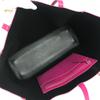 TIFFANY&Co. Logo Bag Tote Bag Shawl Shoulder Bag Leather Pink Based/Black
