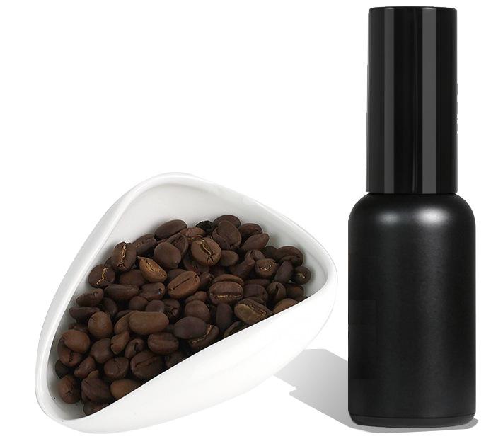 Coffee Bean Measuring Cup: Ceramic Scale for Beans & Powder, Green Roasted Sample Display Dish
