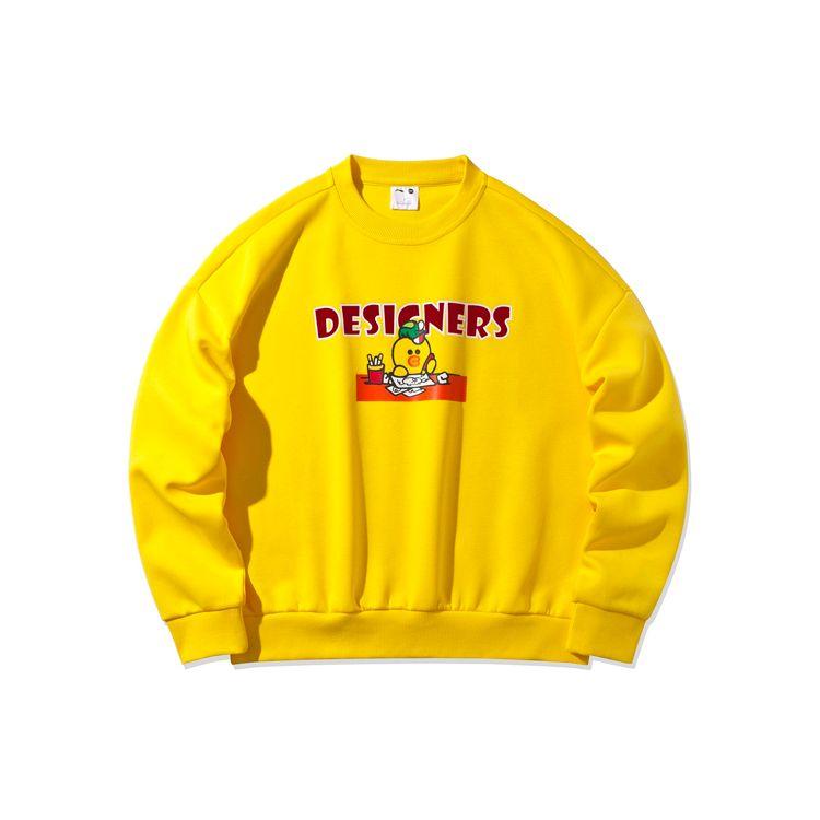 

Li-Ning Unisex Loose Crew Neck Sweatshirt Yellow AWDQB10-2 XS